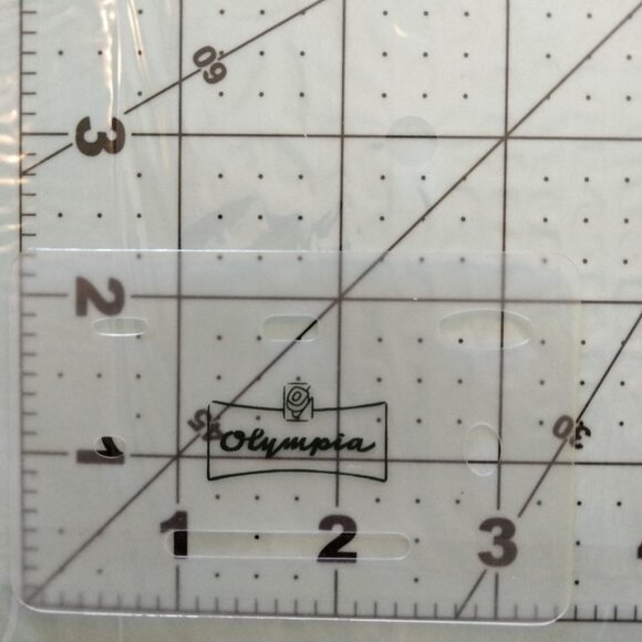 Olympia Clear Acrylic Stencil With Oval Line Shapes For Small Craft Detail - Picture 2 of 2